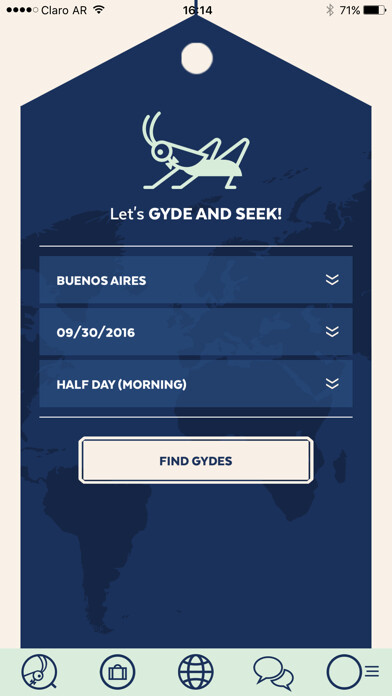 Emulate iPhone app Gyde & Seek Custom Experiences using MyAndroid
