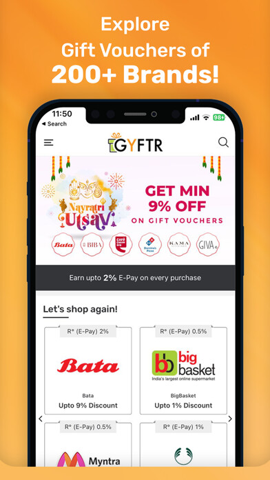 Emulate iPhone app GyFTR India using MyAndroid Emulate iPhone app GyFTR India using MyAndroid