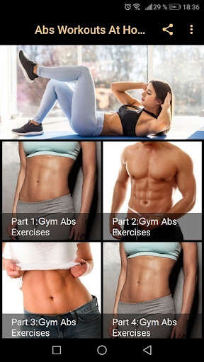 Run android online APK Gym - Abs exercises at home from MyAndroid or emulate Gym - Abs exercises at home using MyAndroid