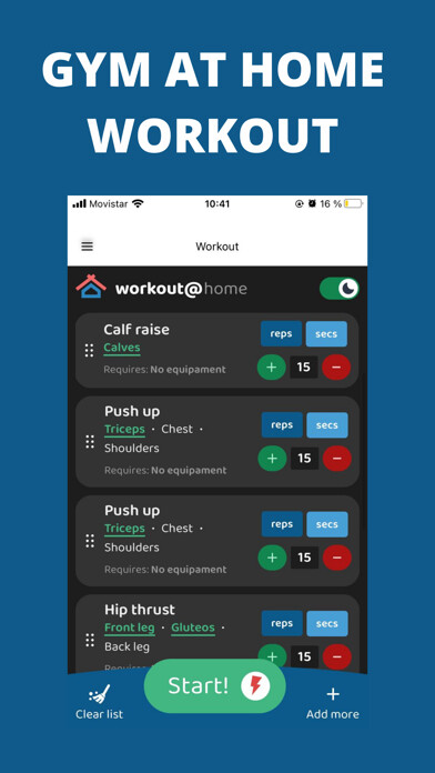 Emulate iPhone app Gym at Home Workout using MyAndroid Emulate iPhone app Gym at Home Workout using MyAndroid