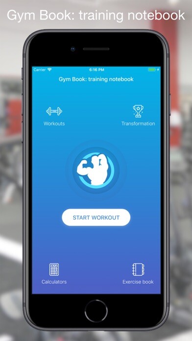 Emulate iPhone app Gym Book: training notebook using MyAndroid Emulate iPhone app Gym Book: training notebook using MyAndroid