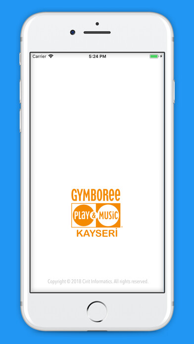 Emulate iPhone app Gymboree Kayseri P.M. using MyAndroid