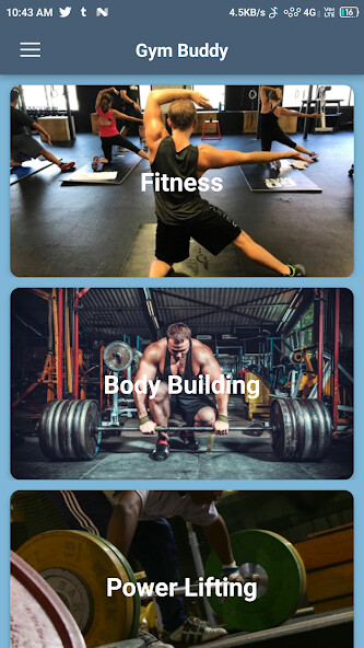 Run android online APK Gym Buddy Offline from MyAndroid or emulate Gym Buddy Offline using MyAndroid