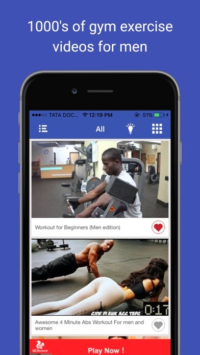 Emulate iPhone app Gym healthy body building exercise workout videos using MyAndroid Emulate iPhone app Gym healthy body building exercise workout videos using MyAndroid