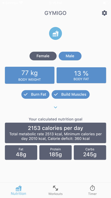 Emulate iPhone app Gymigo: Workout App using MyAndroid Emulate iPhone app Gymigo: Workout App using MyAndroid