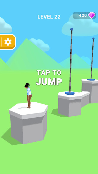 Run android online APK Gymnastic Jump 3D from MyAndroid or emulate Gymnastic Jump 3D using MyAndroid