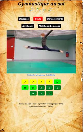 Run android online APK Gymnastique au sol from MyAndroid or emulate Gymnastique au sol using MyAndroid