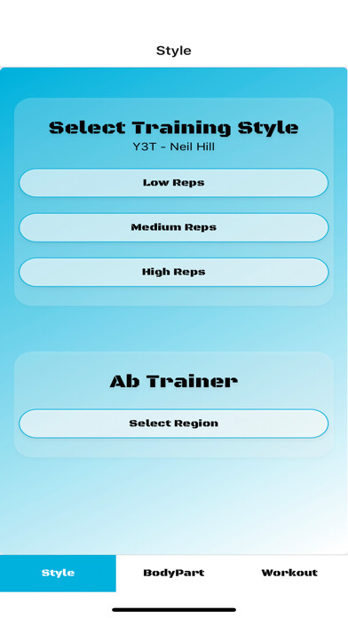 Emulate iPhone app Gym Nerd using MyAndroid Emulate iPhone app Gym Nerd using MyAndroid