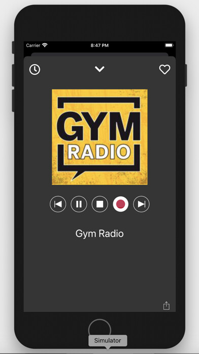 Emulate iPhone app Gym Radio - Workout Music App using MyAndroid Emulate iPhone app Gym Radio - Workout Music App using MyAndroid