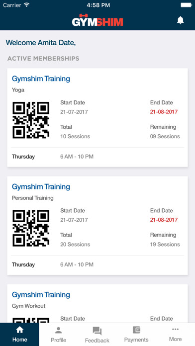 Emulate iPhone app GymShim using MyAndroid Emulate iPhone app GymShim using MyAndroid