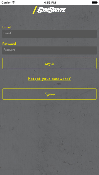 Emulate iPhone app GymSwype using MyAndroid