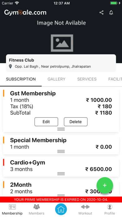 Emulate iPhone app GymVale for Gym owner & member using MyAndroid Emulate iPhone app GymVale for Gym owner & member using MyAndroid