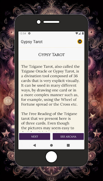 Run android online APK Gypsy Tarot. from MyAndroid or emulate Gypsy Tarot. using MyAndroid