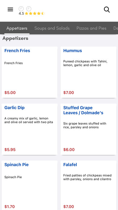 Emulate iPhone app Gyros King & Pizzeria using MyAndroid Emulate iPhone app Gyros King & Pizzeria using MyAndroid