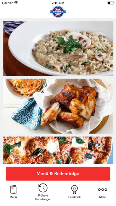 Emulate iPhone app Gyros Pizza Kurier using MyAndroid Emulate iPhone app Gyros Pizza Kurier using MyAndroid