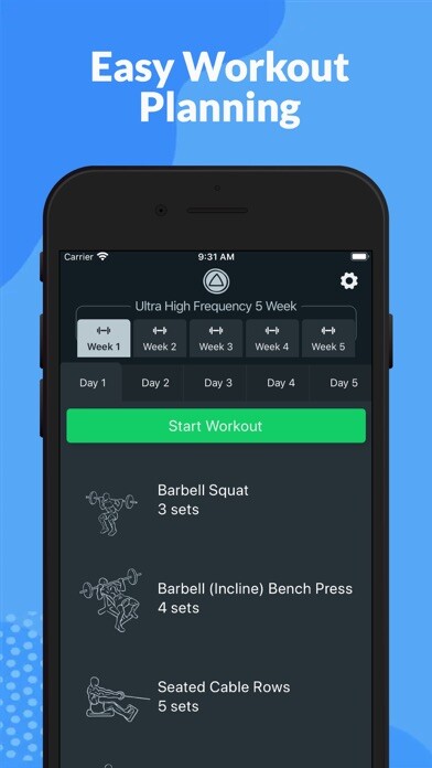 Emulate iPhone app GZCL Method Workout Logger using MyAndroid Emulate iPhone app GZCL Method Workout Logger using MyAndroid