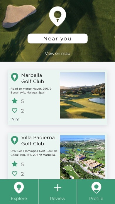 Emulate iPhone app H1 Golf - Hole in One Club using MyAndroid