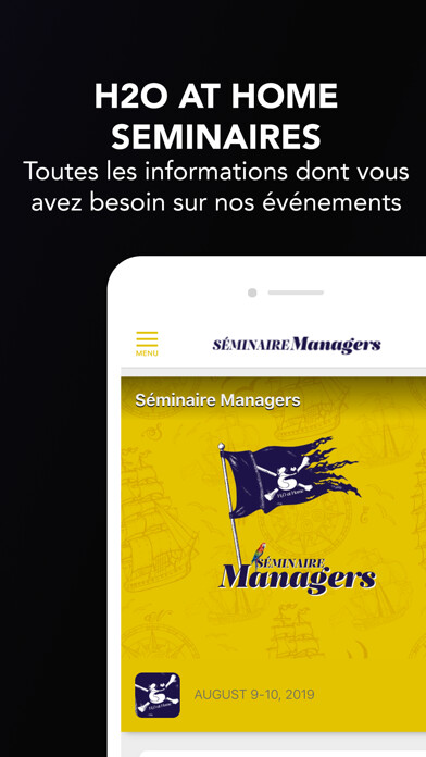 Emulate iPhone app H2O AT HOME SEMINAIRES using MyAndroid Emulate iPhone app H2O AT HOME SEMINAIRES using MyAndroid