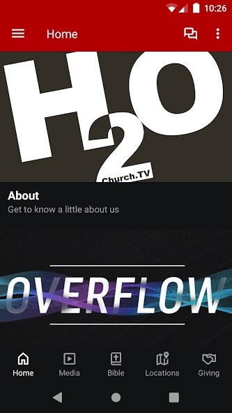 Emulate iPhone app H2oChurch.Tv using MyAndroid Emulate iPhone app H2oChurch.Tv using MyAndroid