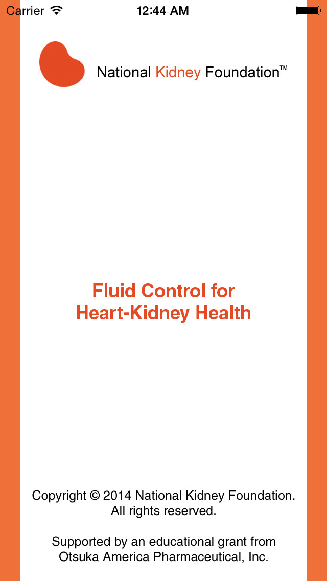Emulate iPhone app H2O Overload: Fluid Control for Heart-Kidney Health using MyAndroid Emulate iPhone app H2O Overload: Fluid Control for Heart-Kidney Health using MyAndroid