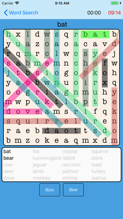 Emulate iPhone app h4labs Word Search using MyAndroid Emulate iPhone app h4labs Word Search using MyAndroid