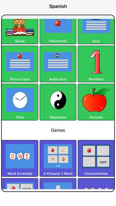 Emulate iPhone app h4 Spanish Lite using MyAndroid
