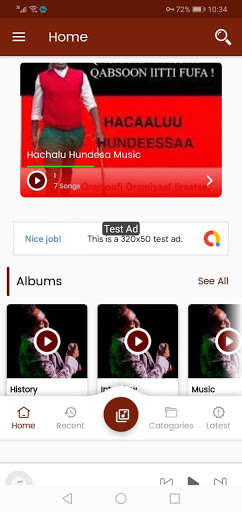 Run android online APK Haacaaluu Hundeessaa Music from MyAndroid or emulate Haacaaluu Hundeessaa Music using MyAndroid