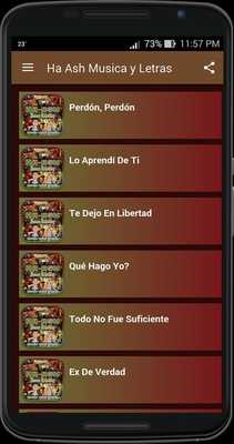 Emulate Android APK Ha-Ash Musica y Letras