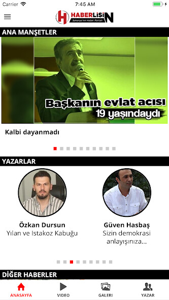 Emulate iPhone app Haberlisin using MyAndroid Emulate iPhone app Haberlisin using MyAndroid