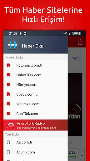 Run android online APK Haber Oku, Son Dakika Haberler from MyAndroid or emulate Haber Oku, Son Dakika Haberler using MyAndroid Run android online APK Haber Oku, Son Dakika Haberler from MyAndroid or emulate Haber Oku, Son Dakika Haberler using MyAndroid