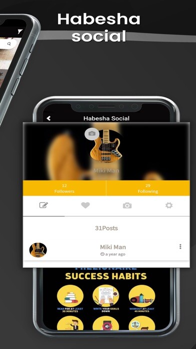 Emulate iPhone app Habesha Spot using MyAndroid