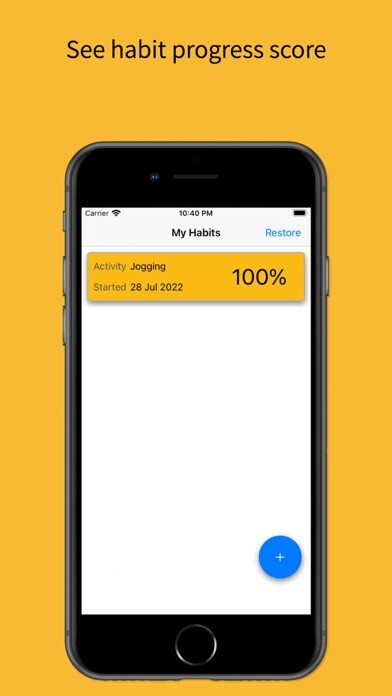 Emulate iPhone app Habit21: Habit Tracker & Goals using MyAndroid Emulate iPhone app Habit21: Habit Tracker & Goals using MyAndroid