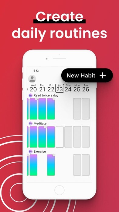 Emulate iPhone app Habit Challenge Track & Create using MyAndroid Emulate iPhone app Habit Challenge Track & Create using MyAndroid