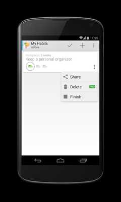 Emulate Android APK Habitizer. Productivity Habits