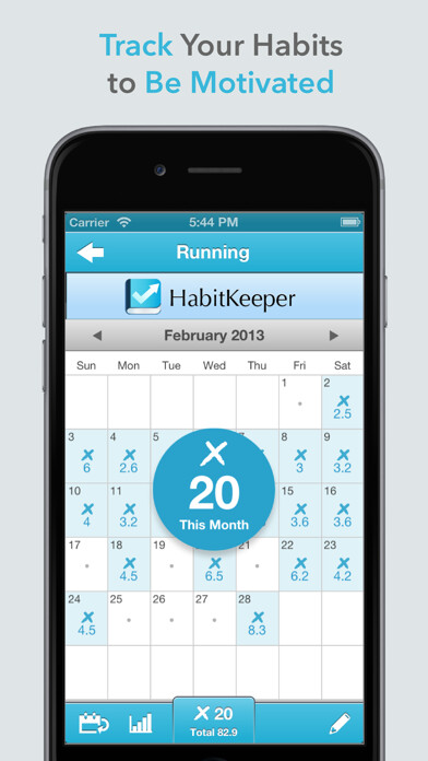 Emulate iPhone app Habit Keeper - Habits Tracker using MyAndroid Emulate iPhone app Habit Keeper - Habits Tracker using MyAndroid