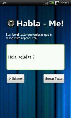 Emulate Android APK Habla-Me! TTS