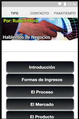 Emulate Android APK Hablemos de Negocios