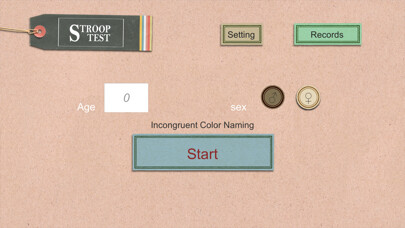Emulate iPhone app Hacaro - StroopTest using MyAndroid Emulate iPhone app Hacaro - StroopTest using MyAndroid