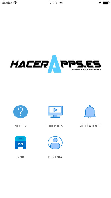 Emulate iPhone app Hacerapps - Crea tu app using MyAndroid Emulate iPhone app Hacerapps - Crea tu app using MyAndroid