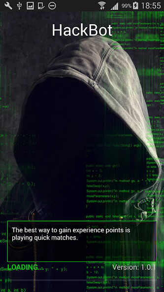 Run android online APK HackBot Hacking Game from MyAndroid or emulate HackBot Hacking Game using MyAndroid