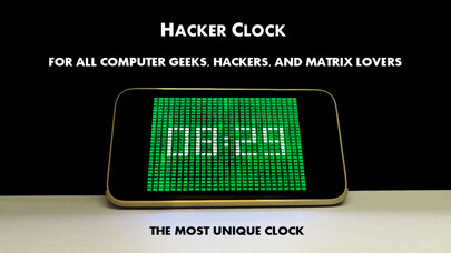 Emulate iPhone app Hacker Clock - Green Matrix using MyAndroid Emulate iPhone app Hacker Clock - Green Matrix using MyAndroid