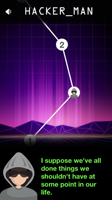 Emulate iPhone app Hacker Man using MyAndroid