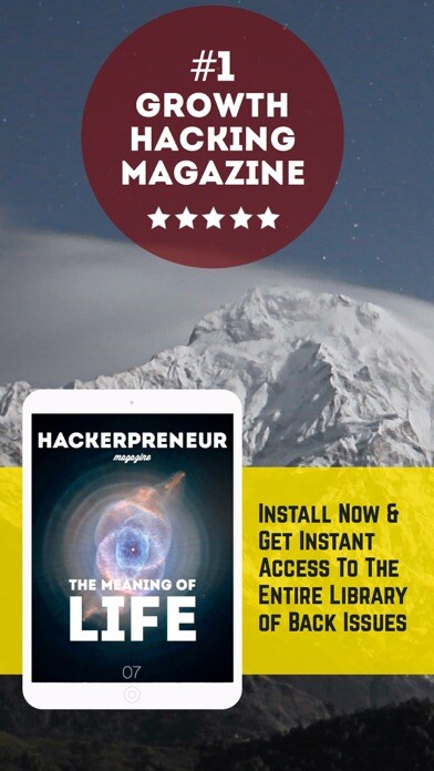 Emulate iPhone app Hackerpreneur Magazine using MyAndroid