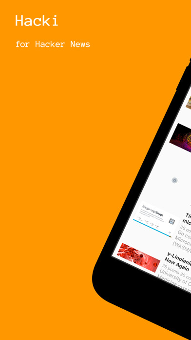 Emulate iPhone app Hacki for Hacker News using MyAndroid Emulate iPhone app Hacki for Hacker News using MyAndroid