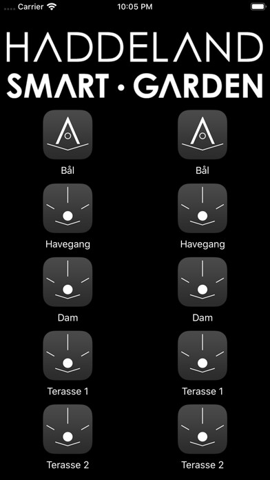 Emulate iPhone app Haddeland SmartGarden using MyAndroid