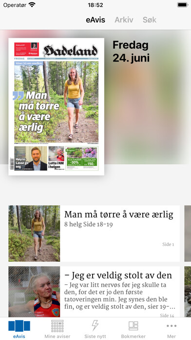 Emulate iPhone app Hadeland eAvis using MyAndroid Emulate iPhone app Hadeland eAvis using MyAndroid