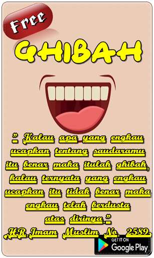 Run android online APK Hadits Tentang Ghibah from MyAndroid or emulate Hadits Tentang Ghibah using MyAndroid
