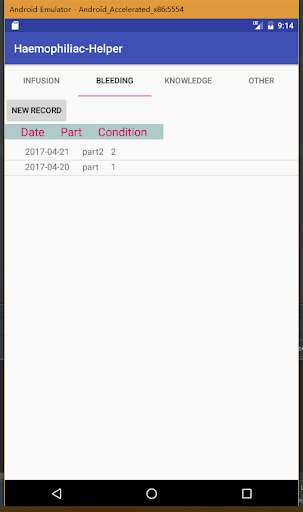 Run android online APK Haemophiliac-Helper from MyAndroid or emulate Haemophiliac-Helper using MyAndroid