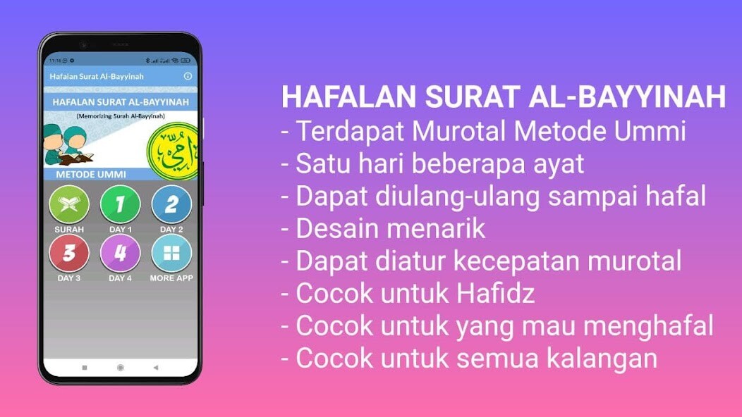 Run android online APK Hafalan Surat Al-Bayyinah from MyAndroid or emulate Hafalan Surat Al-Bayyinah using MyAndroid