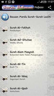 Emulate Android APK Hafazan Surah-Surah LAZIM Emulate Android APK Hafazan Surah-Surah LAZIM